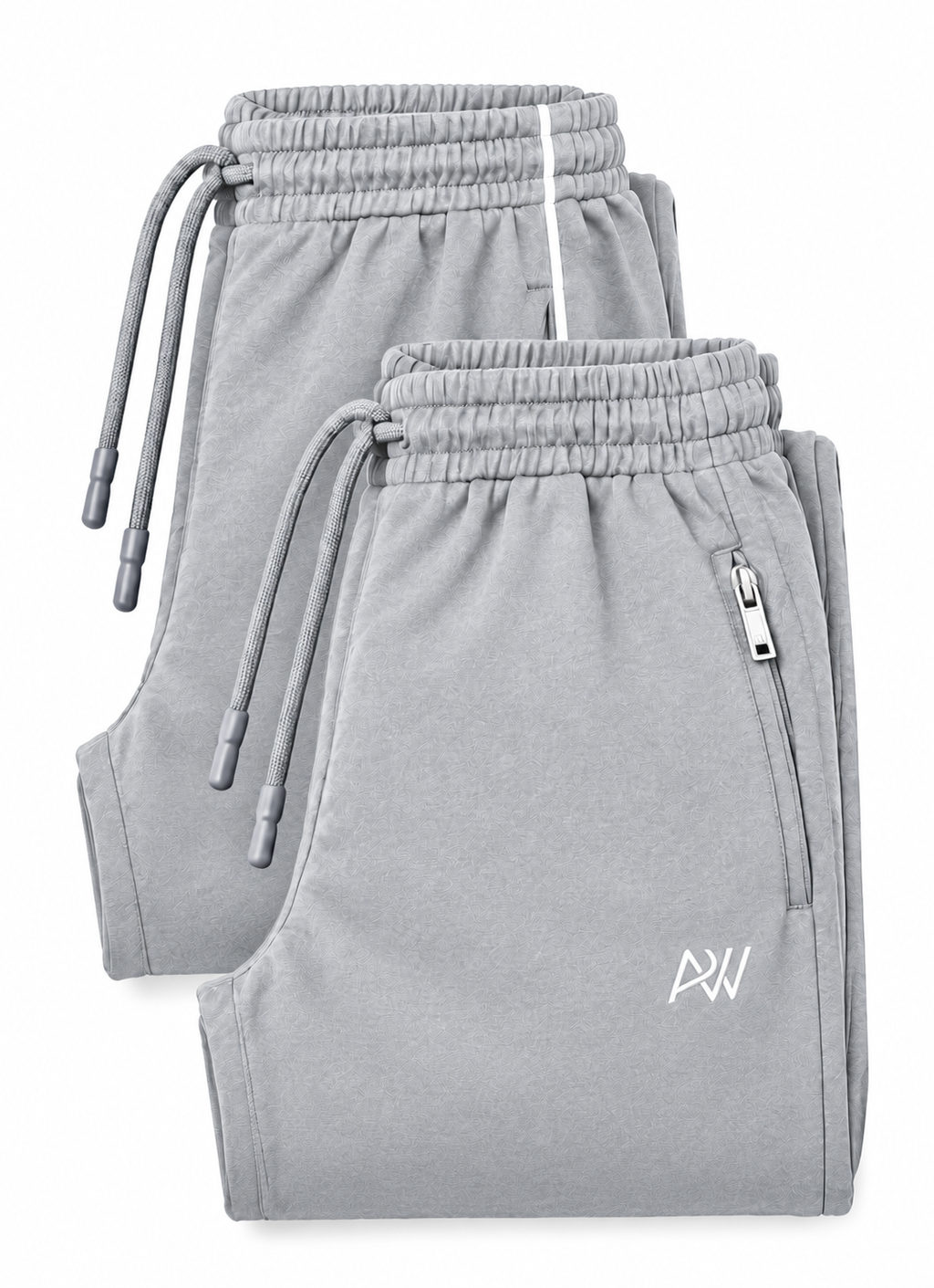 Aristocrat Dashing Light Grey Men Regular Fit Cotton Blend Track Pant Dual Combo