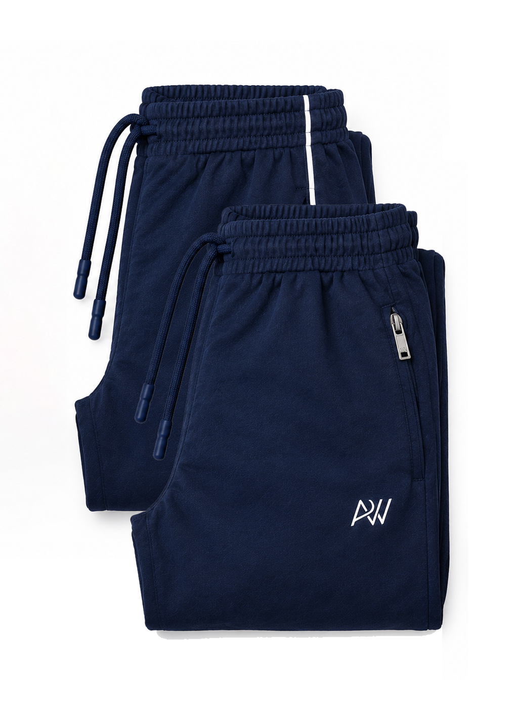 Aristocrat Dashing Blue Men Regular Fit Cotton Blend Track Pant Dual Combo