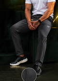 Dashing Men Regular Fit Cotton Blend Dark Grey Track Pants