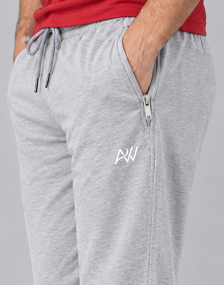 Dashing Men Regular Fit Light Grey Cotton Blend Track Pant