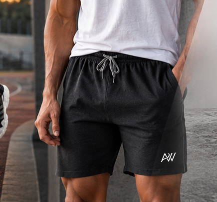 Bindas Men Regular Fit Cotton Blend Black Short